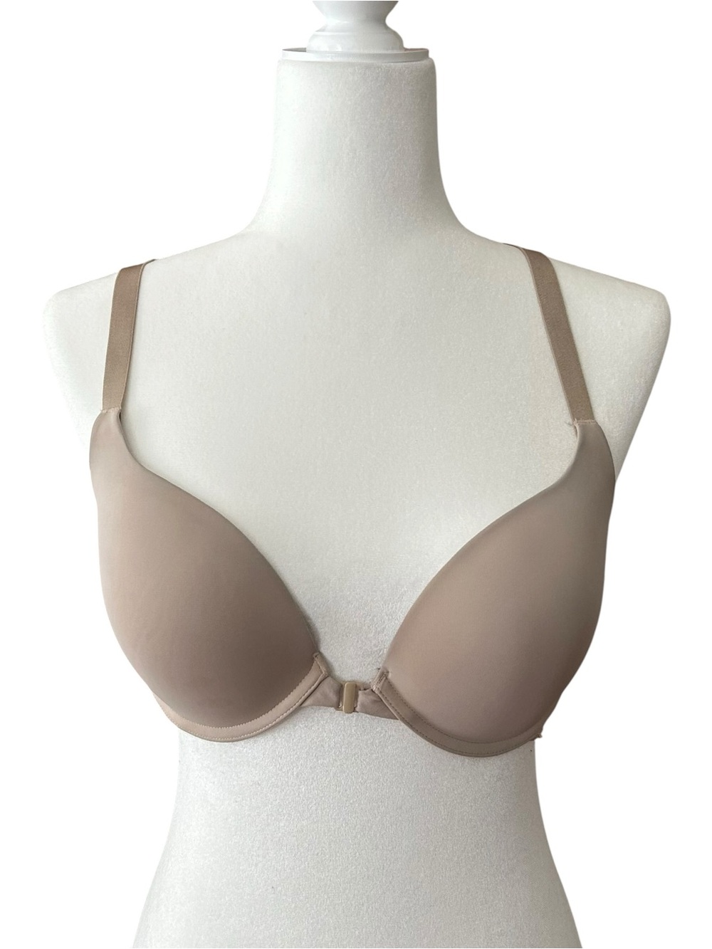 Dobreva Everyday T-shirt Racerback Bra Women’s SZ US 38C in Taupe Light Brown